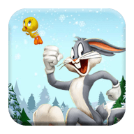 新兔子跑短跑玩具兔(Looney Dash)_logo
